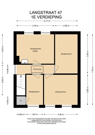 Floorplan - Langstraat 47, 6333 CD Schimmert